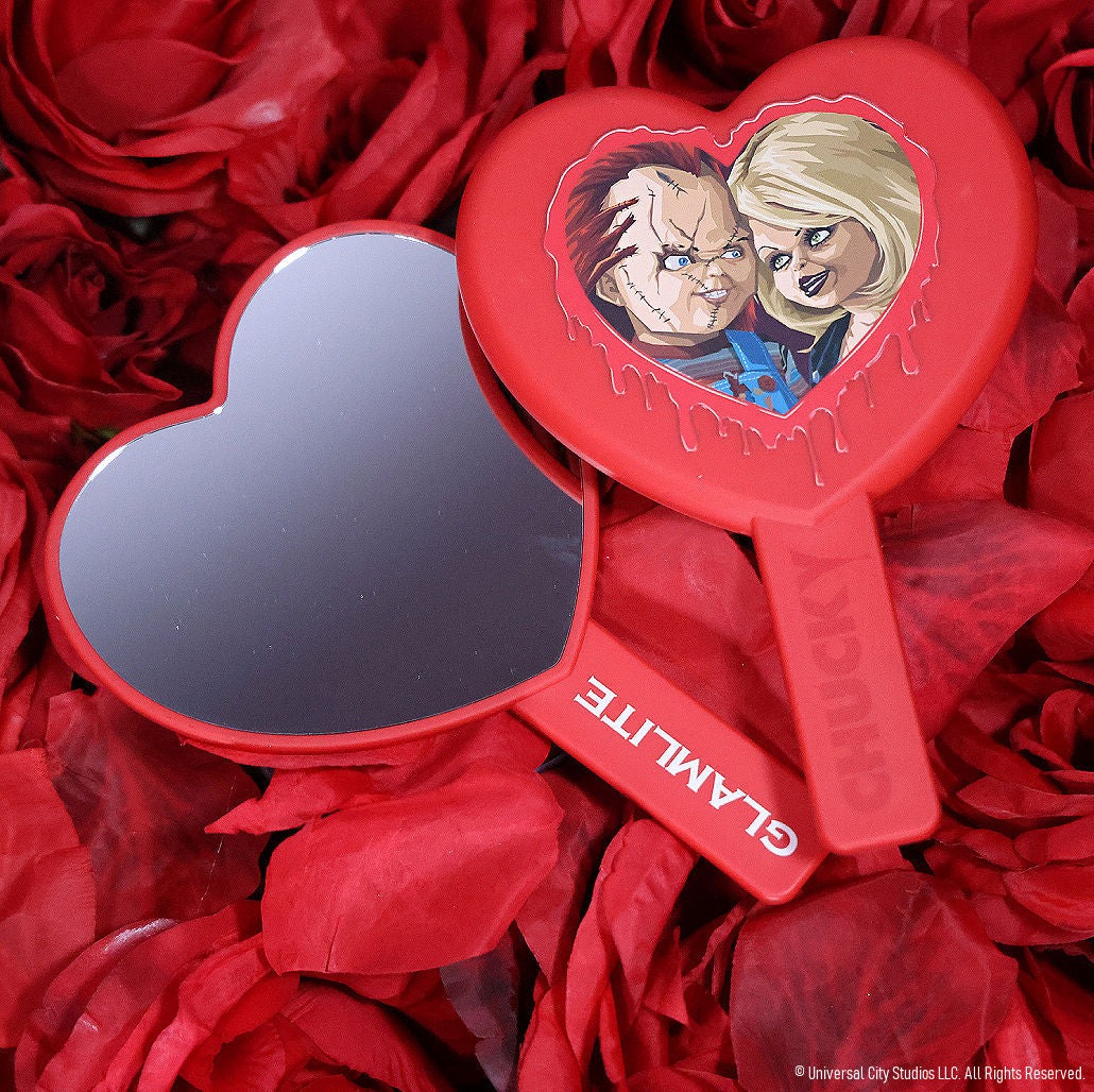 Glamlite - Chucky x Glamlite "Romance Is Dead" Mirror Handspiegel - Rot